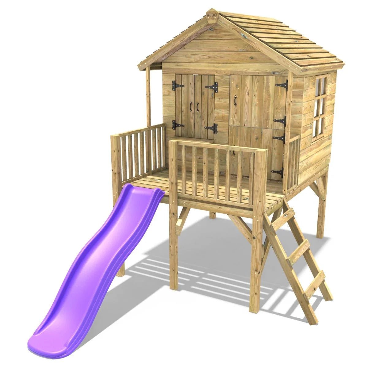 Two storey sales wooden playhouse