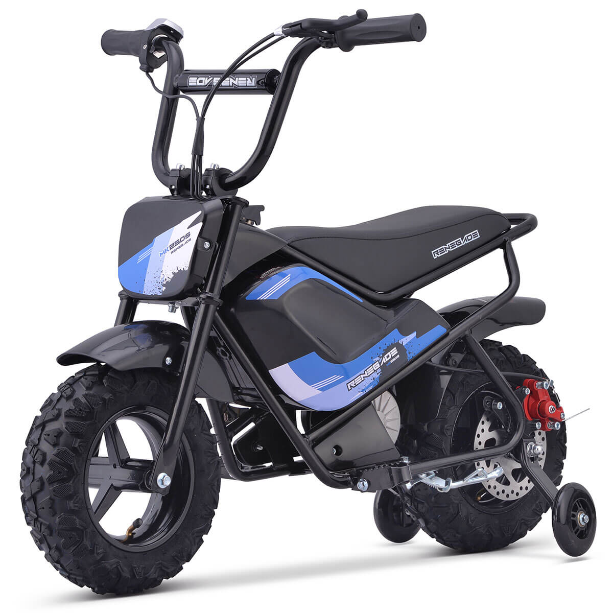 Renegade New Edition Blue MK250 Kids 24V Electric Dirt Bike