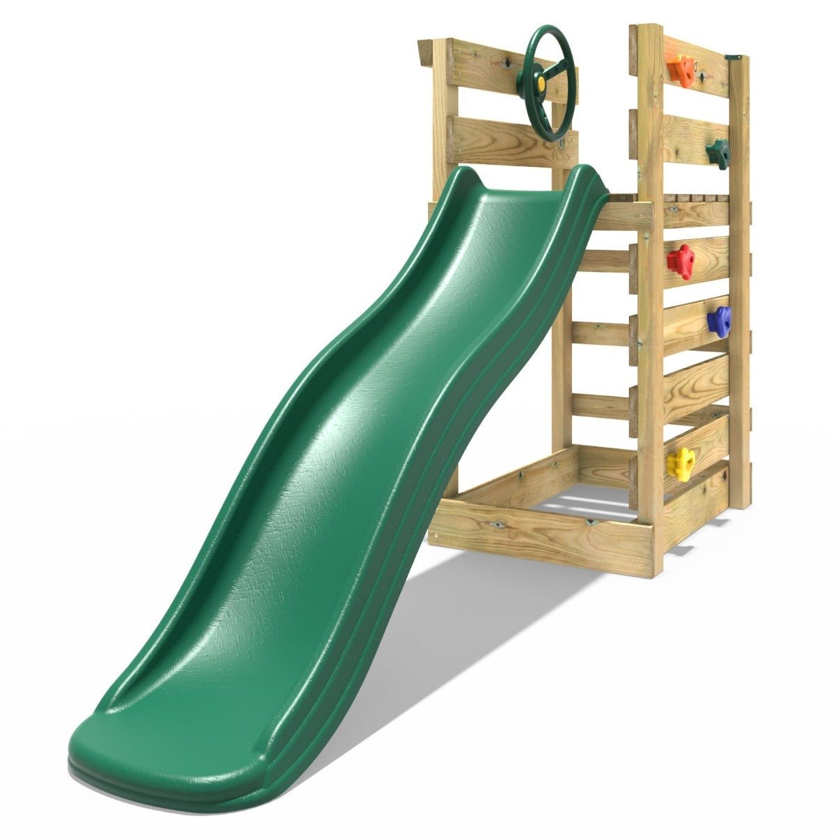 Rebo Adventure Add on Platform Slide Dark Green