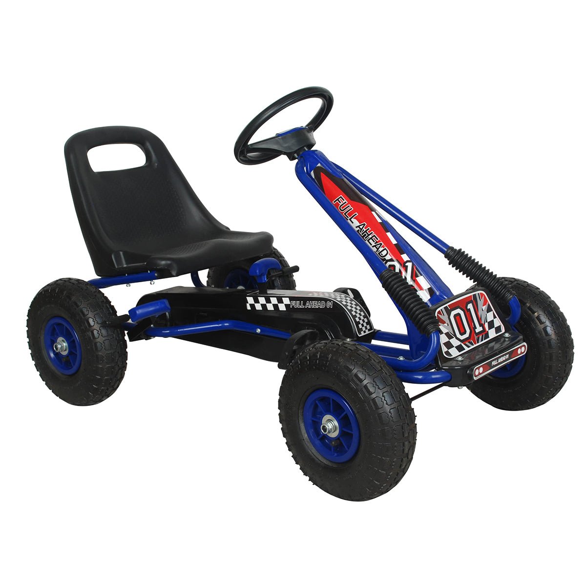 TecTake Go-kart gokart go Kart pedal 2 seater outdoor toy racing
