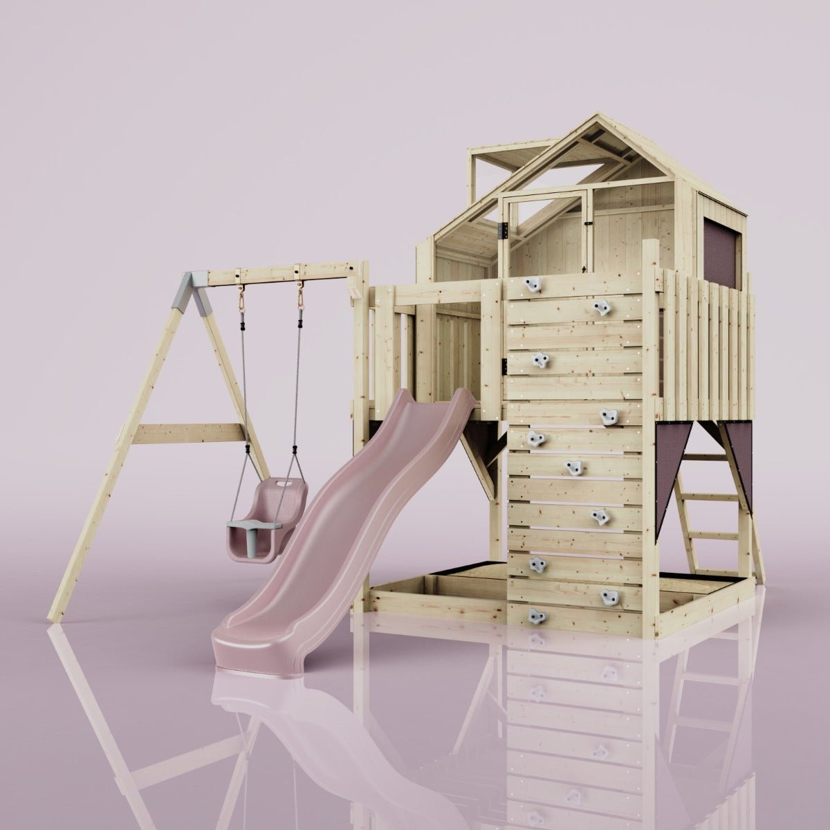 Kids playhouse cheap with swing