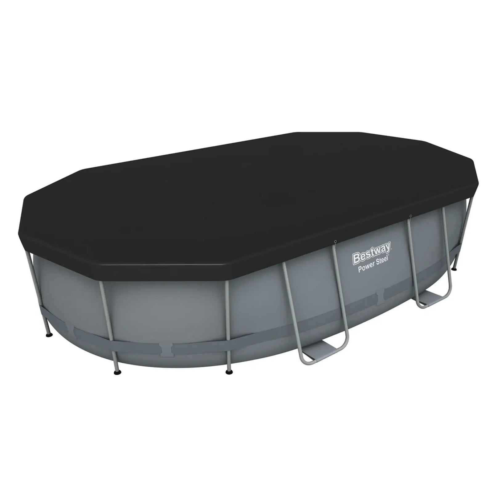 Bestway Power Steel™ Oval 16ft x 10ft x 42in Pool (10,949L) with Flowclear™- BW56448