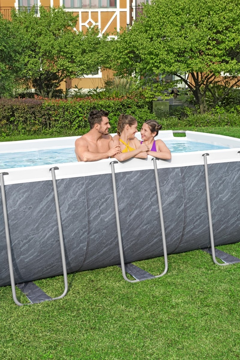 Bestway 13'6ft x 6' 7ft x 48in Power Steel Pool Set BW56722