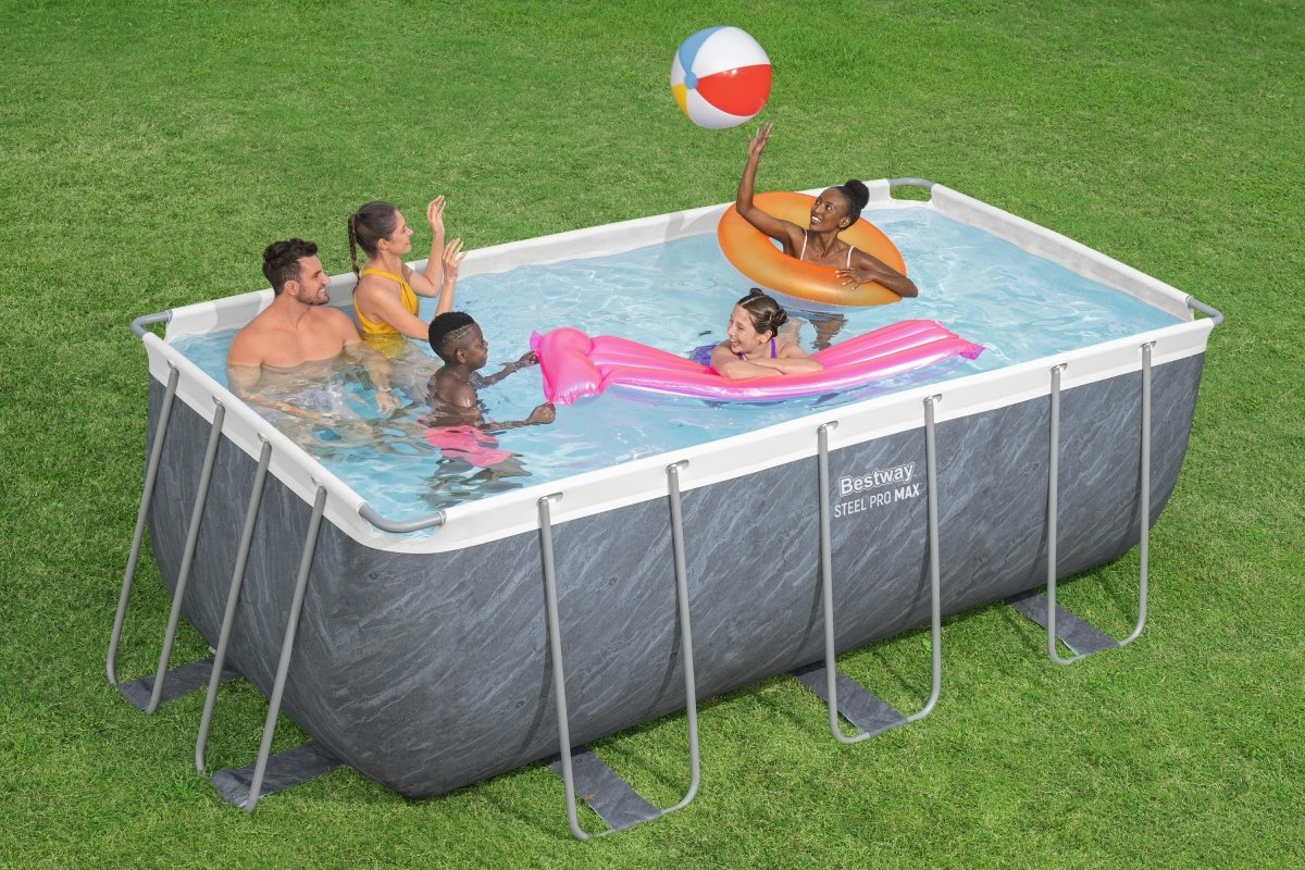 Bestway 13'6ft x 6' 7ft x 48in Power Steel Pool Set BW56722