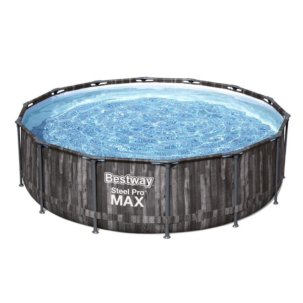 Bestway 14ft x 42in Steel Pro Max Pool Set Above Ground Swimming Pool (13,030L) - BW5614Z