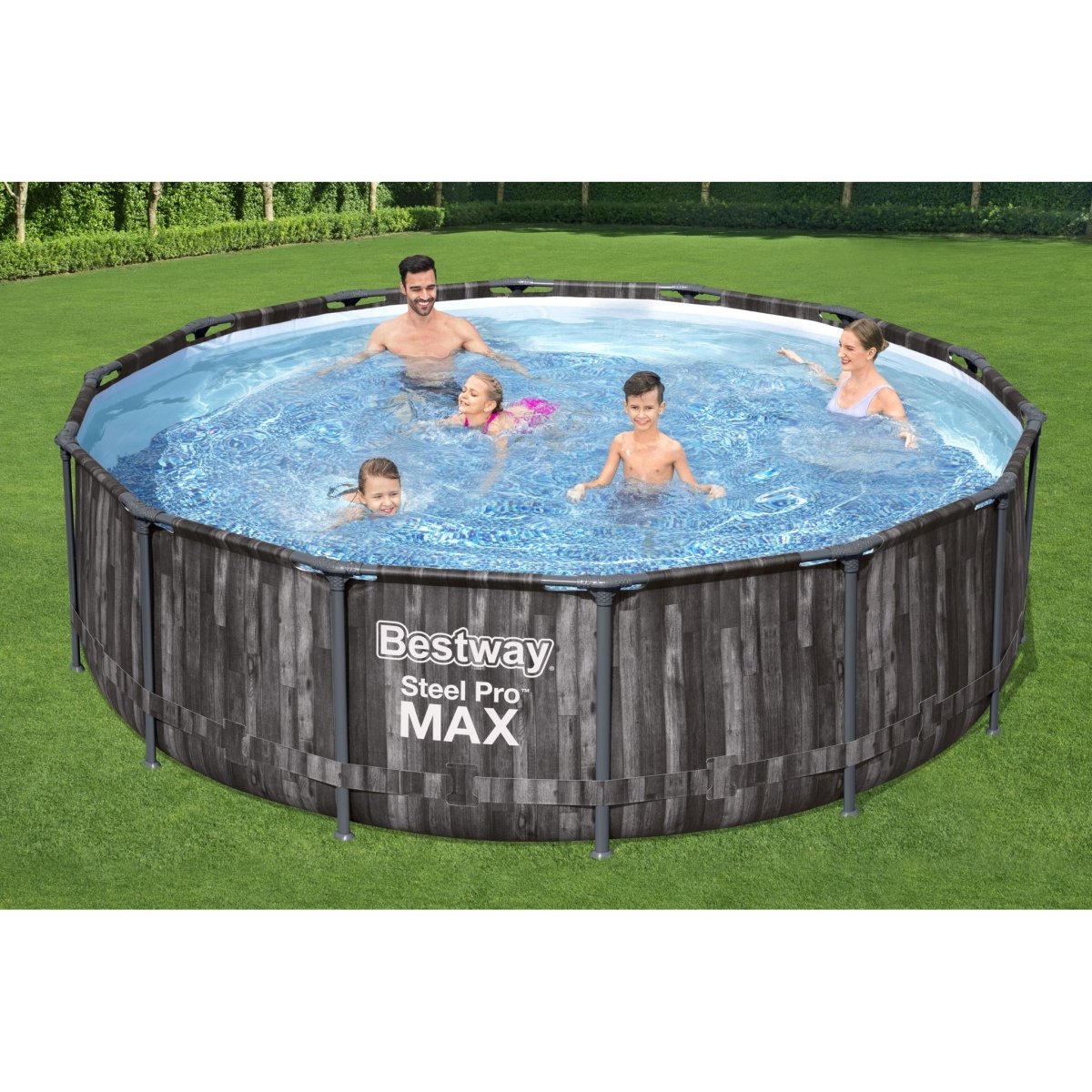 Bestway 14ft x 42in Steel Pro Max Pool Set Above Ground Swimming Pool (13,030L) - BW5614Z