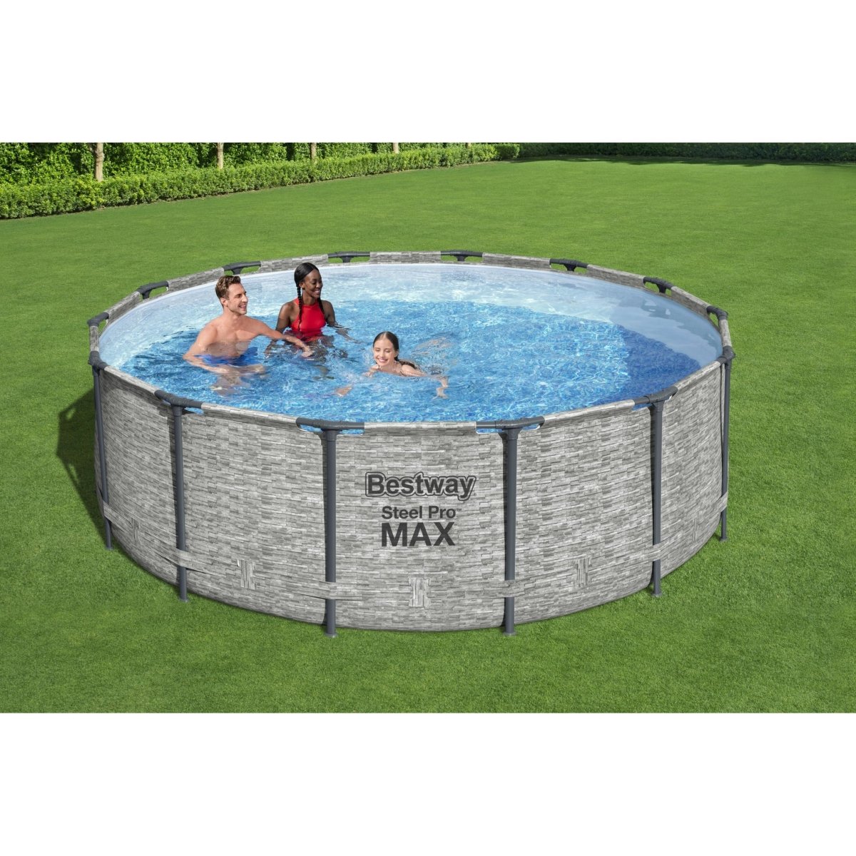 Bestway 14ft x 48in Steel Pro Max Pool Set Above Ground Swimming Pool (15,232L) - BW5619D