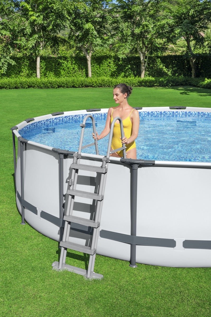 Bestway 14ft x 48in Steel Pro Max Pool Set Above Ground Swimming Pool - BW5612X