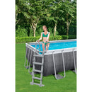 Bestway 16’ x 8’ x 48” Power Steel Rectangle Pool Set – BW56996