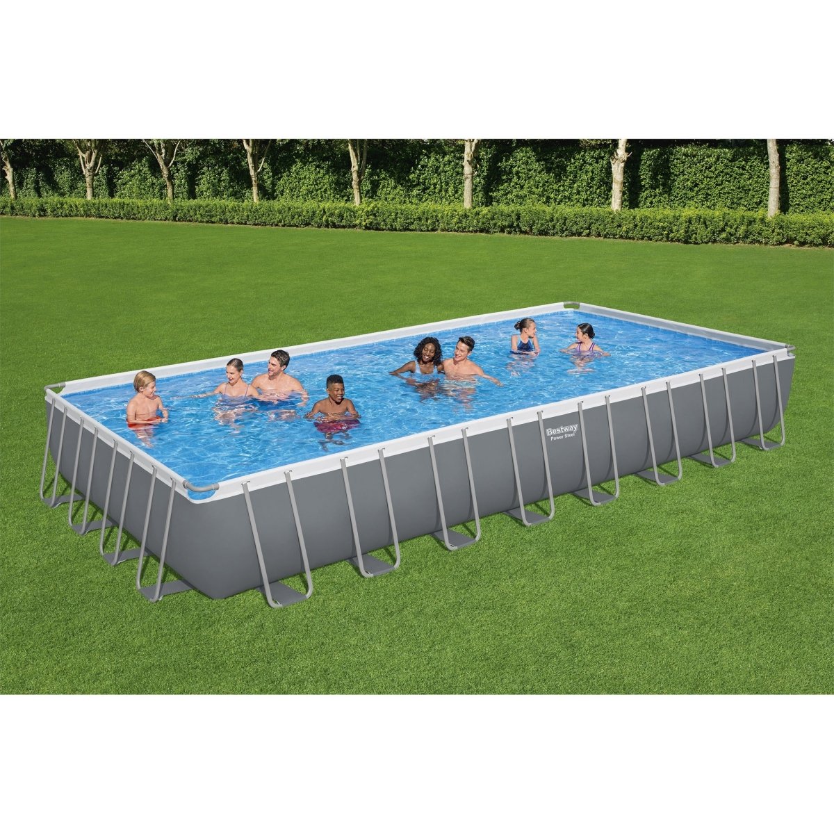 Bestway 31.4ft Power Steel™ Rectangular Frame Pool Set