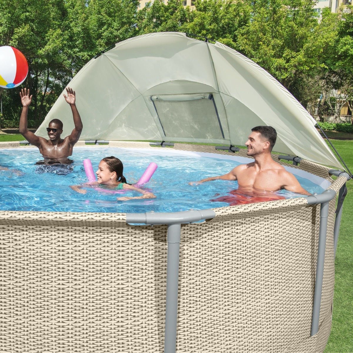 Bestway Above Ground Pool Sun Canopy for Round Pools