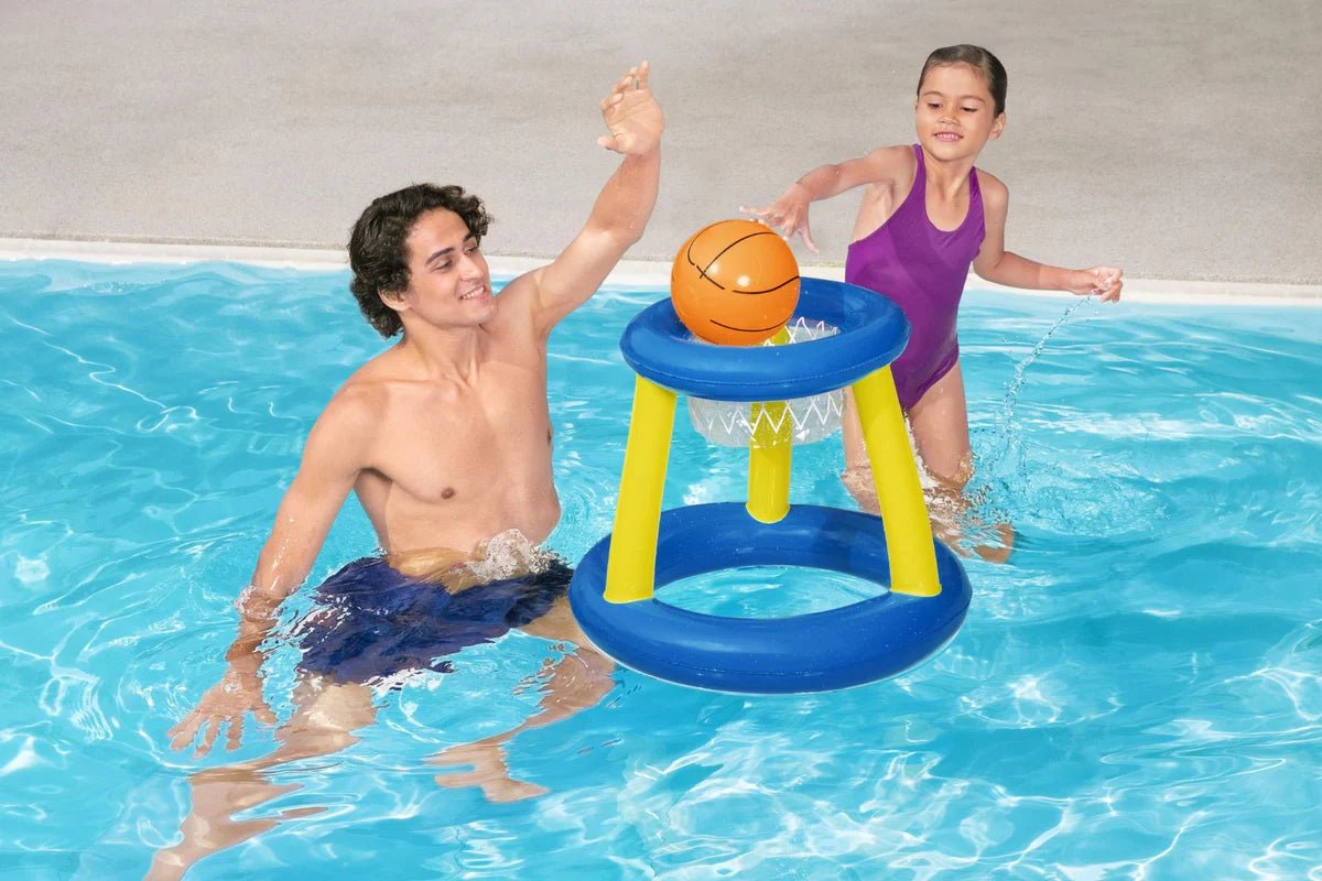 Bestway Inflatable Splash ‘N’ Hoop Inflatable Floating Water Game - BW52418