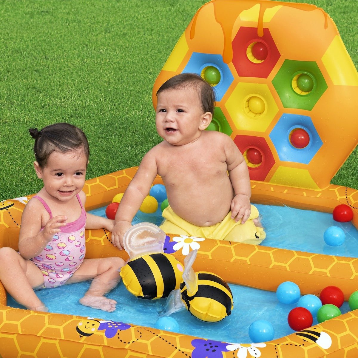 Bestway Lil' Beehive Paddling Pool and Play Centre