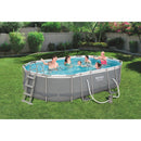 Bestway Power Steel™ Oval 16ft x 10ft x 42in Pool (10,949L) with Flowclear™ - BW56448