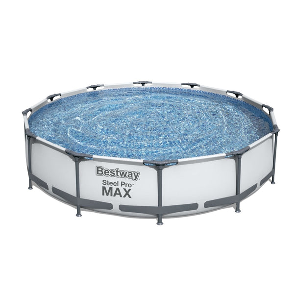 Bestway Steel Pro Frame Swimming Pool with Pump - 12 feet x 30 Inches - New Generation BW56416