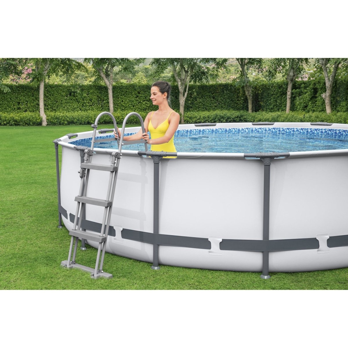 Bestway Steel Pro Frame Swimming Pool with Pump - 12ft x 39.5in - New Generation BW56418