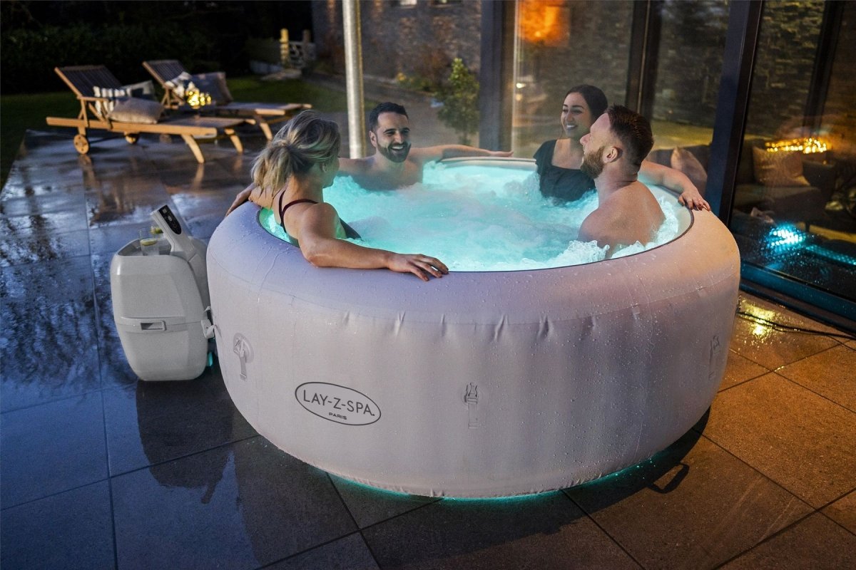 Lay - Z - Spa 77in x 26in Paris AirJet Inflatable Hot Tub Spa – BW60013