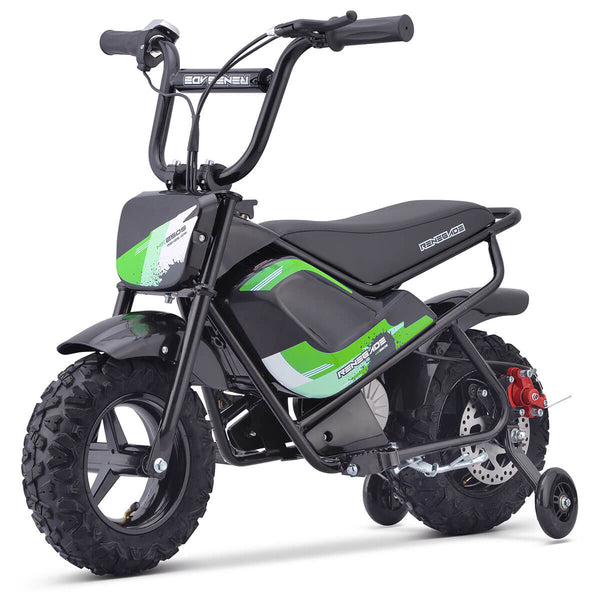 New Edition Renegade MK250 Kids 24V Electric Dirt Bike - Green