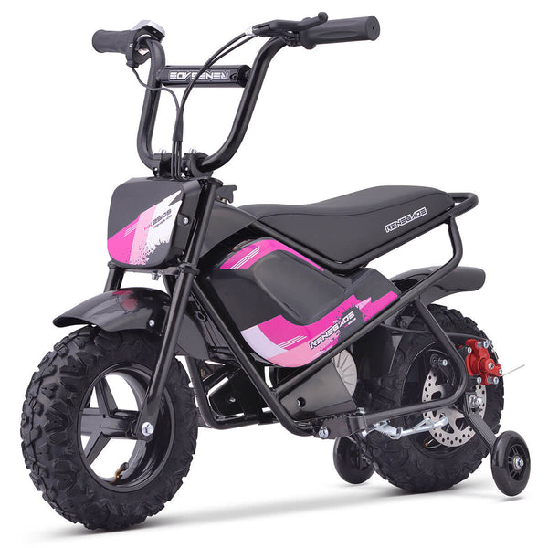 New Edition Renegade MK250 Kids 24V Electric Dirt Bike - Pink