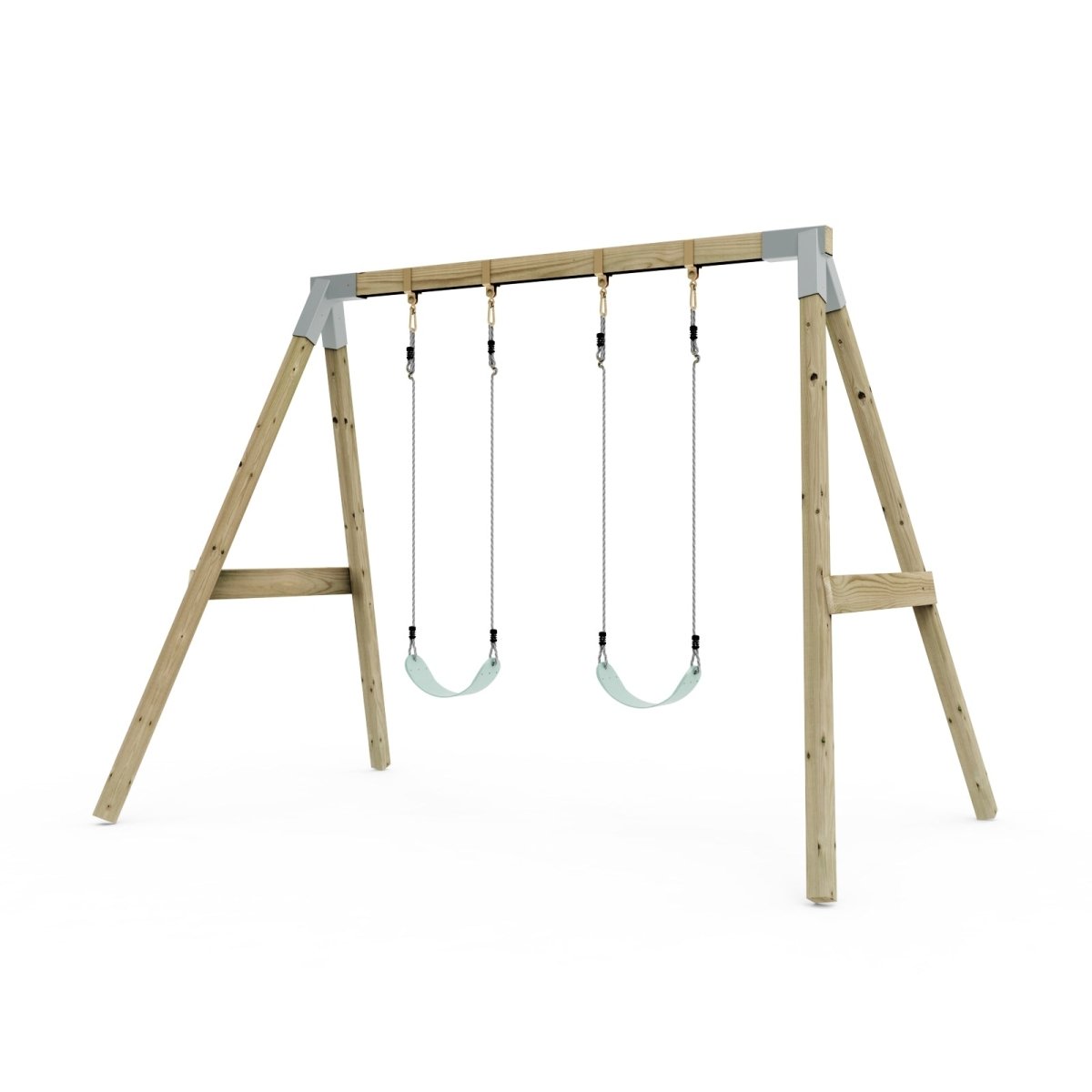 PolarPlay Premium Double Swing Set