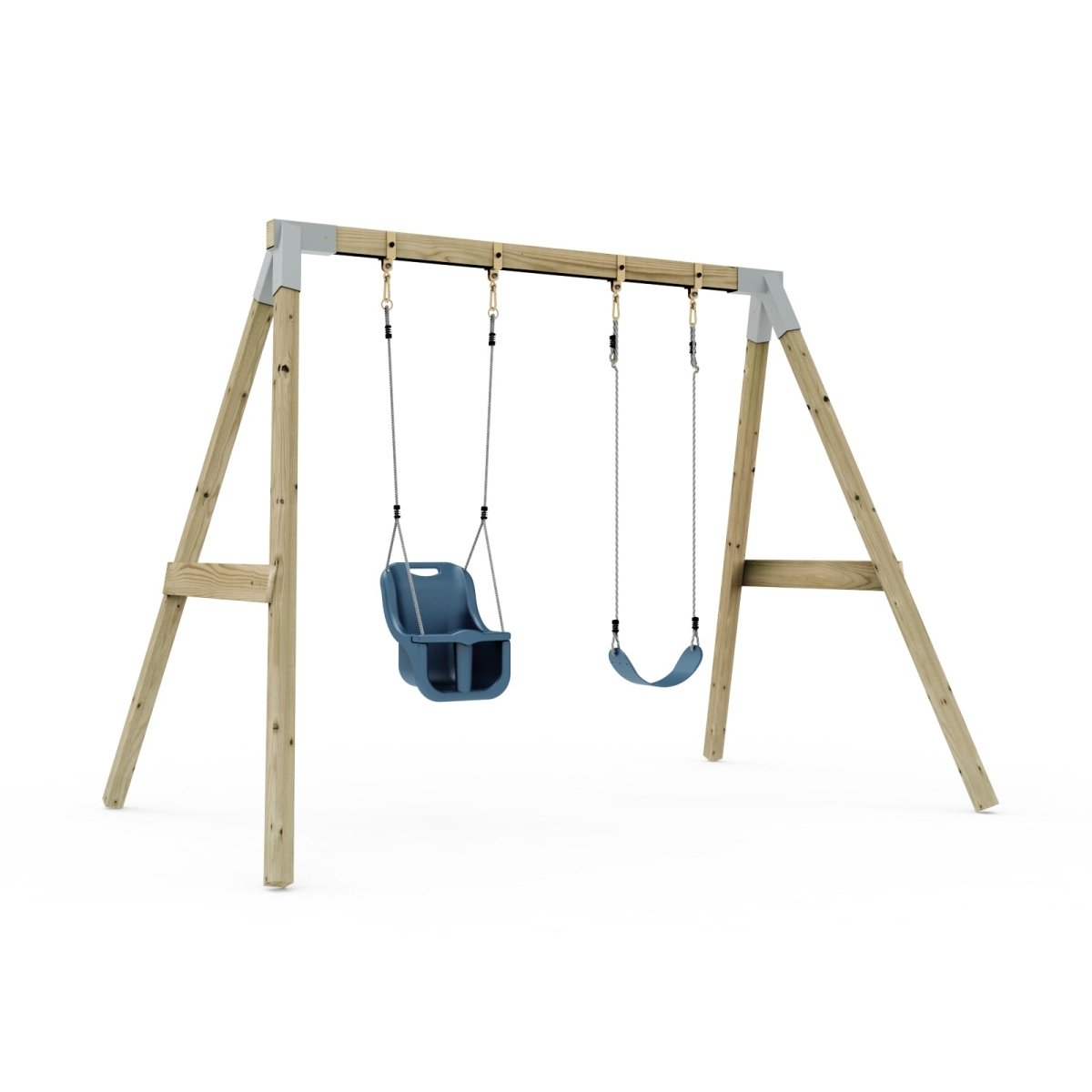 PolarPlay Premium Double Swing Set