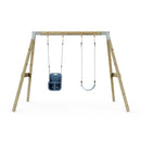 PolarPlay Premium Double Swing Set