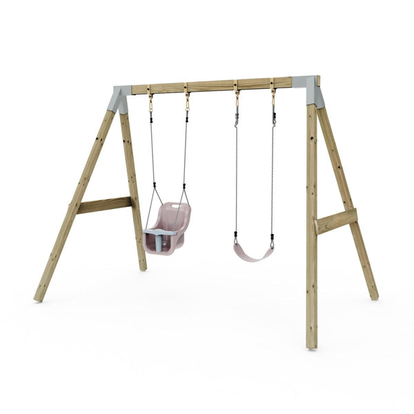 PolarPlay Premium Double Swing Set