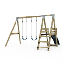 PolarPlay Premium Double Swing Set with Slide