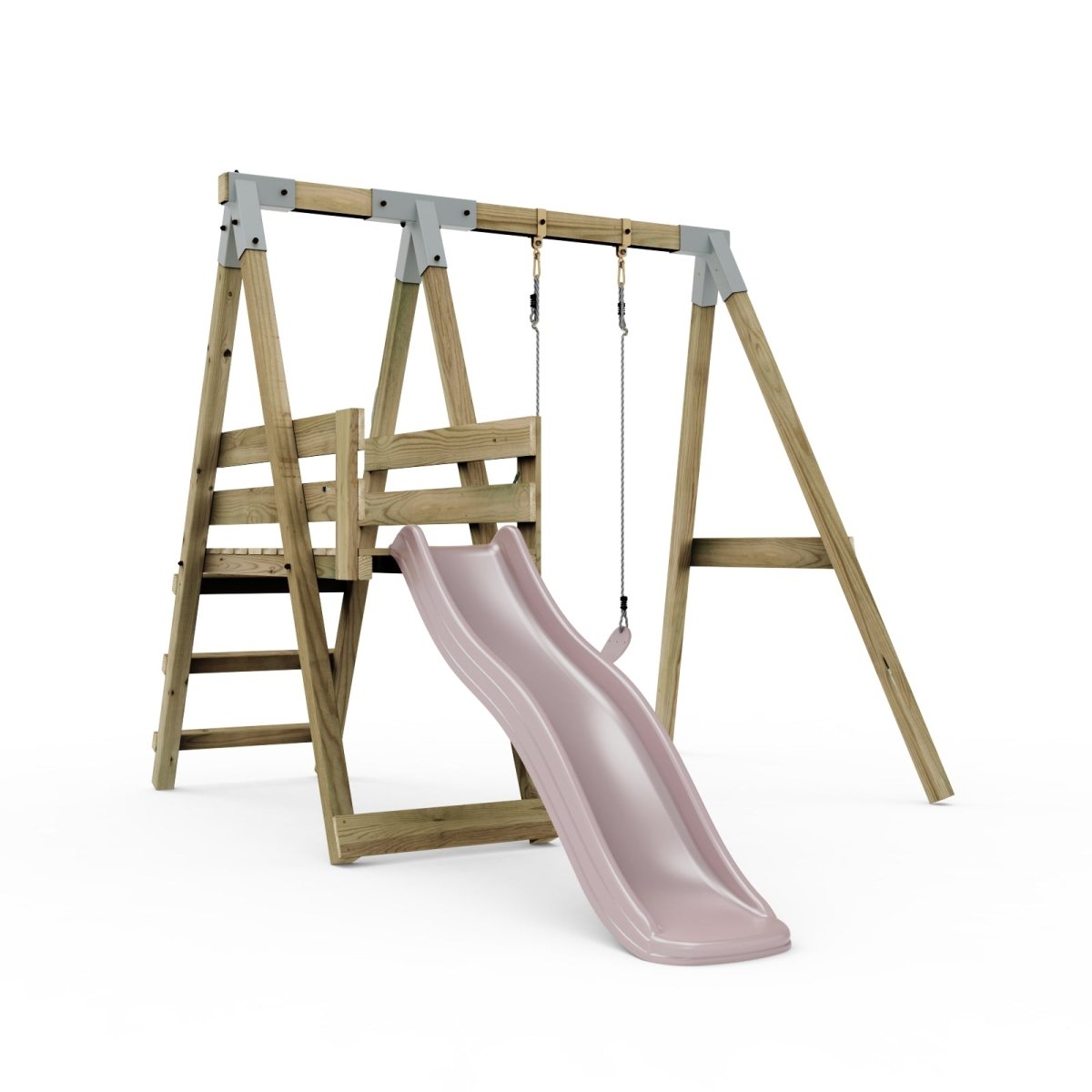 PolarPlay Premium Single Swing Set with Slide