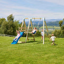 PolarPlay Premium Single Swing Set with Slide