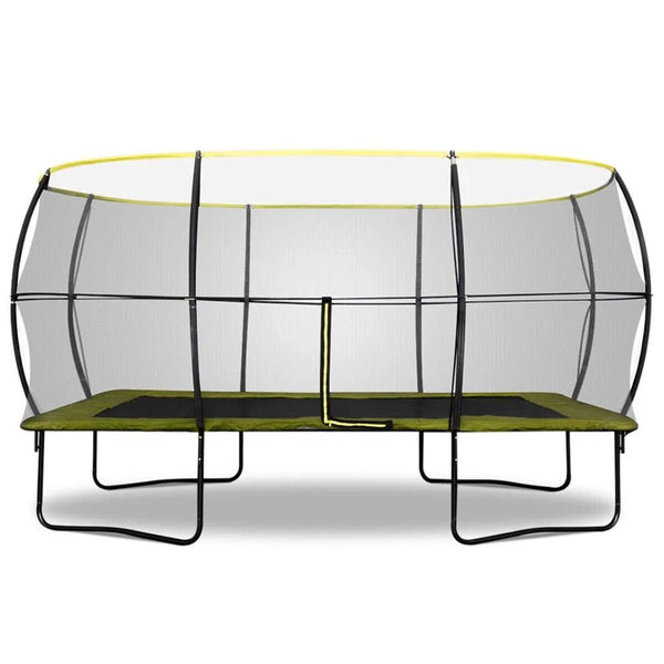 Rebo 10 X 14FT Base Jump 2 Trampoline With Halo II Enclosure