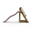 Rebo 6 ft Freestanding Kids Slide - Dusky Pink