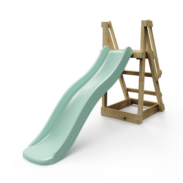 Rebo 6 ft Freestanding Kids Slide - Mint Green