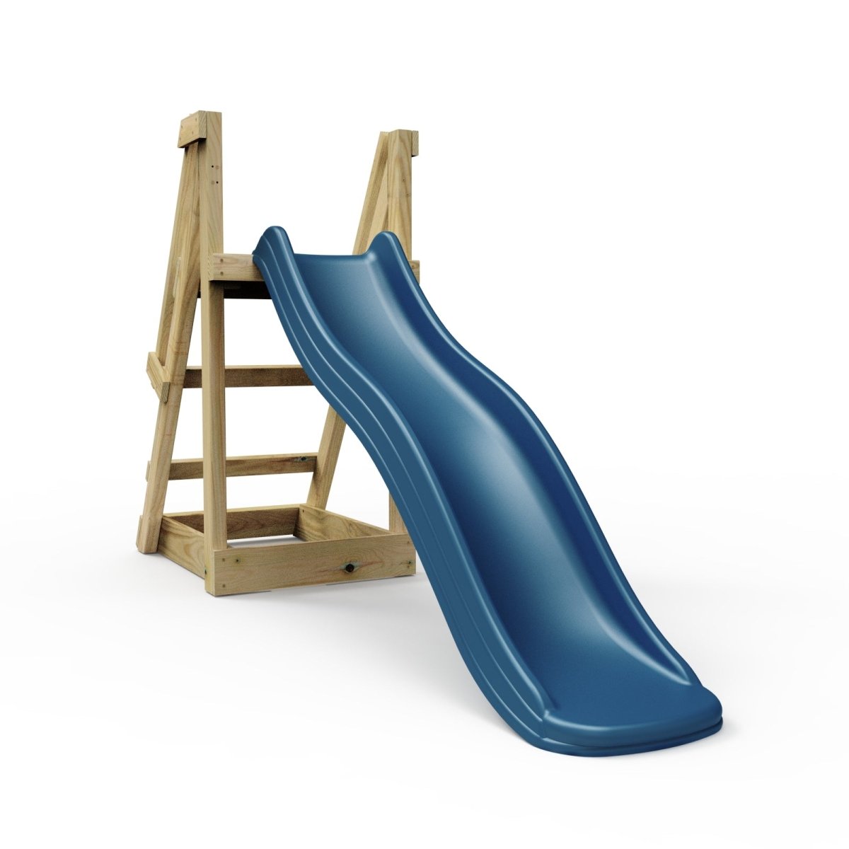 Rebo 6 ft Freestanding Kids Slide - Navy Blue