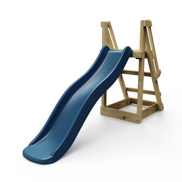 Rebo 6 ft Freestanding Kids Slide - Navy Blue