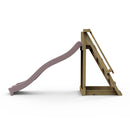 Rebo 8 ft Freestanding Kids Slide - Dusky Pink