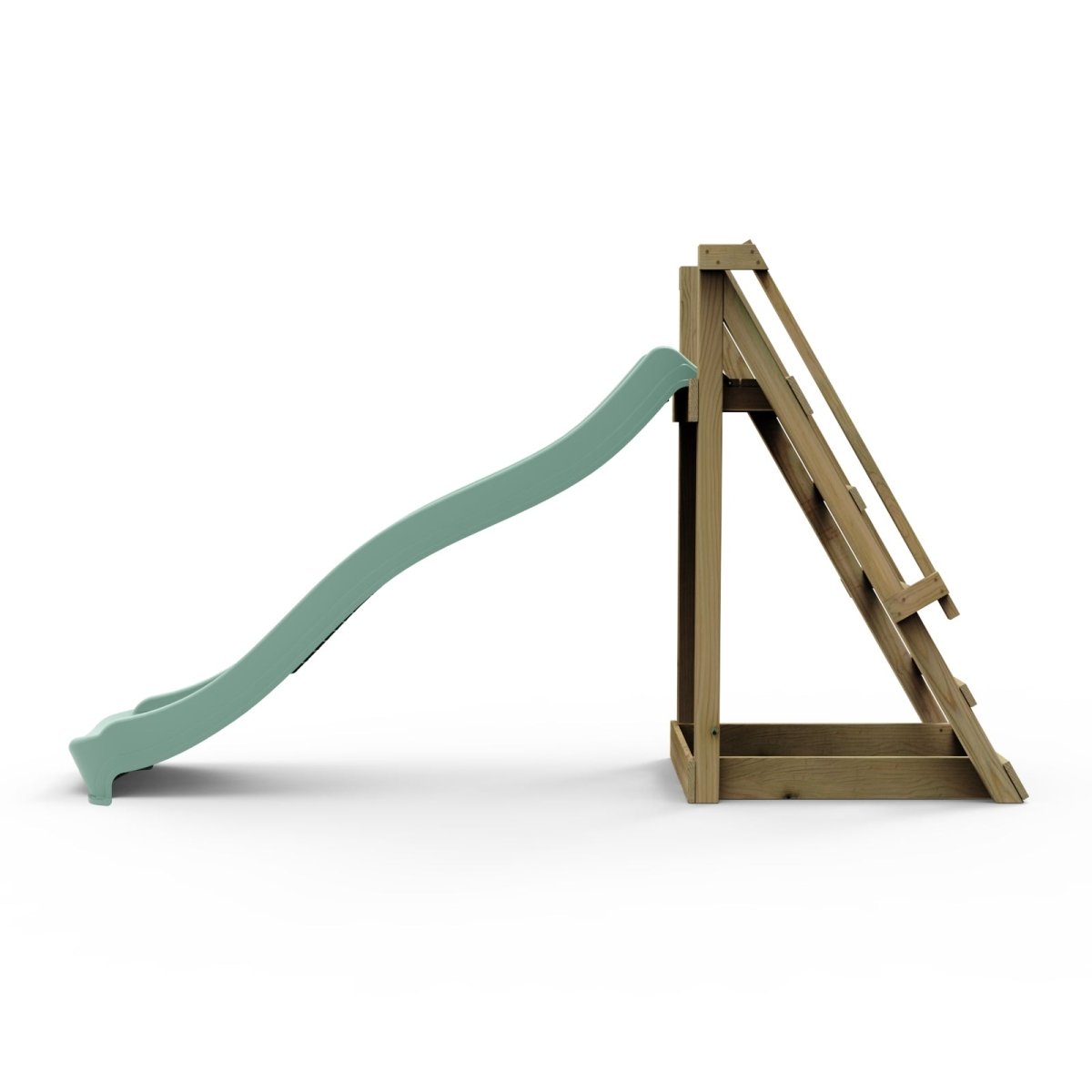 Rebo 8 ft Freestanding Kids Slide - Mint Green