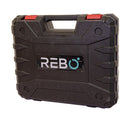 Rebo Cordless 21V Impact Drill with Tool Set