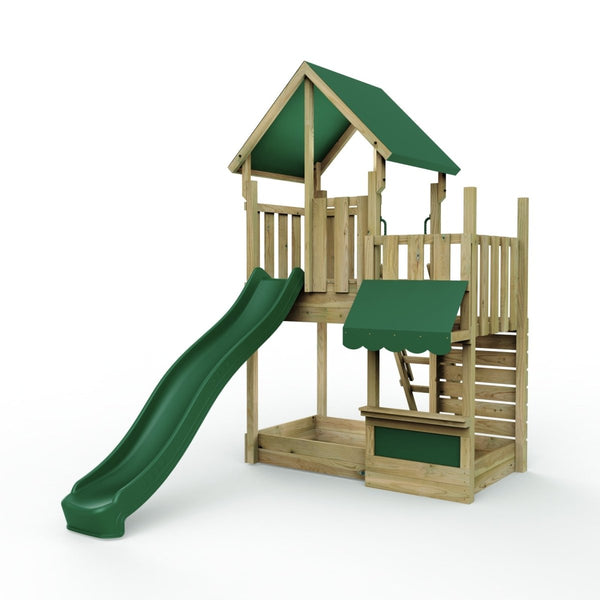 Rebo Modular Wooden Climbing Frame Adventure Playset - M3 plus Shop