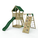 Rebo Modular Wooden Climbing Frame Adventure Playset - Swing & Climb Wychwood