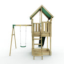 Rebo Modular Wooden Climbing Frame Adventure Playset - Swing Wychwood