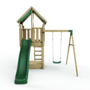 Rebo Modular Wooden Climbing Frame Adventure Playset - Swing Wychwood