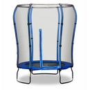 Rebo Safe Jump 4.5FT Trampoline with Safety Enclosure - Blue