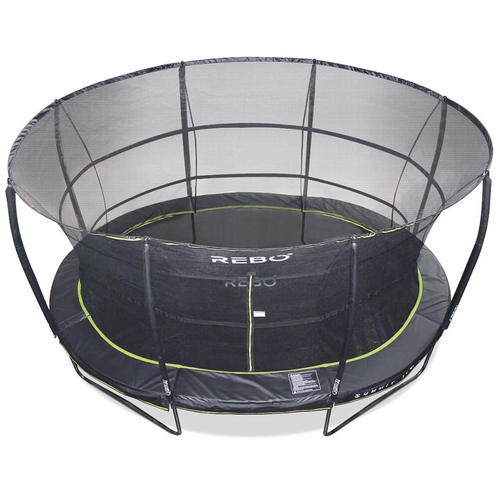 Rebo Summit Oval Trampoline and Safety Enclosure - Summit 1600