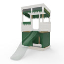 Rebo Wooden Lookout Tower Playhouse - Add - on Den Pack