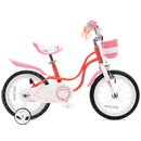 RoyalBaby Little Swan 14" Kids Bike With Stabilisers