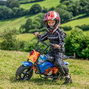 Special Edition Renegade MK250 Kids 24V Electric Dirt Bike - Fire