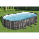 The Bestway Power Steel™ Oval 20ft x 12ft x 48in Pool with Filter Pump – BW5611R