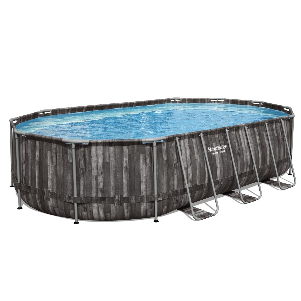 The Bestway Power Steel™ Oval 20ft x 12ft x 48in Pool with Filter Pump – BW5611R