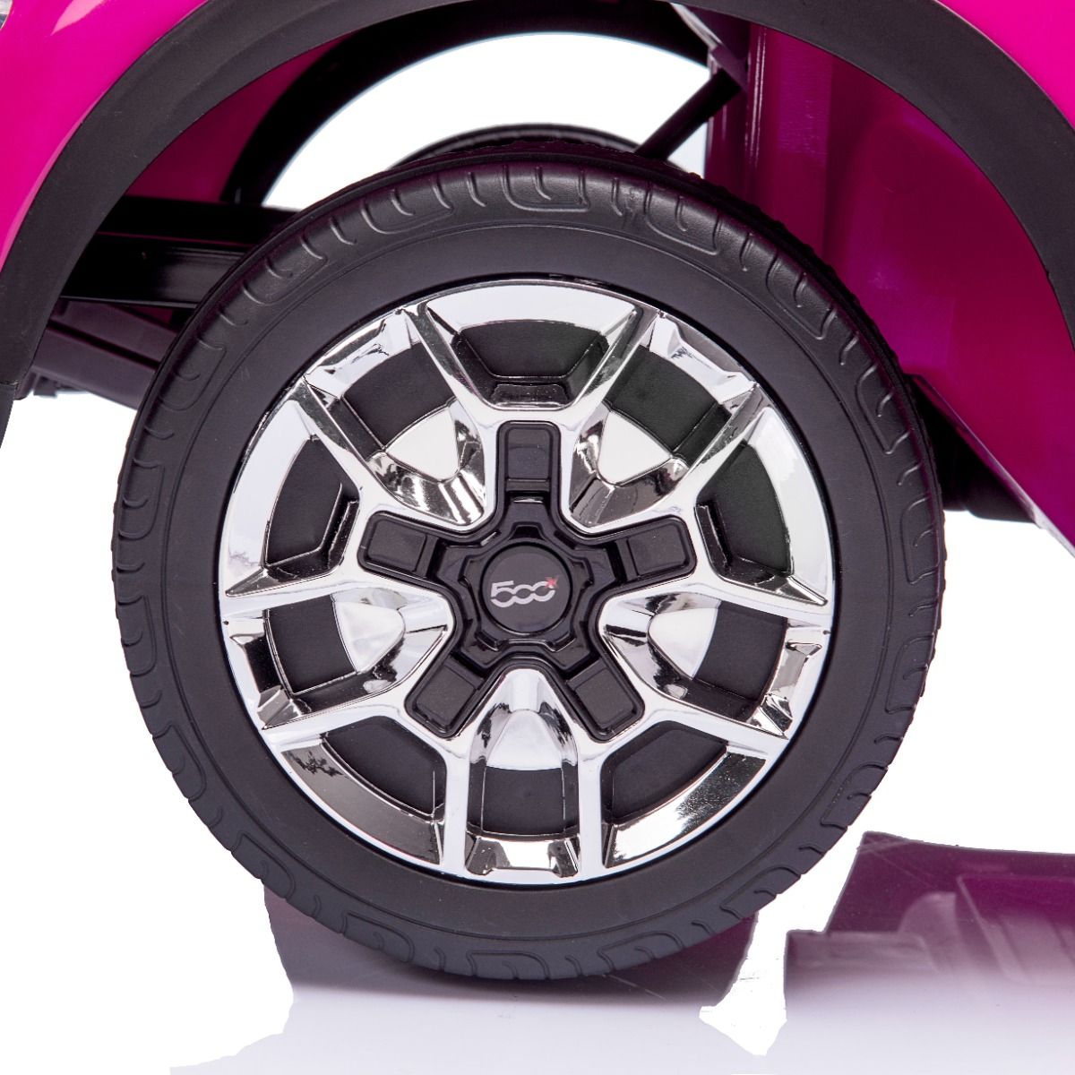 4x14 Wheel trims wheel covers fit Fiat 500 14 inches pink-black NEW